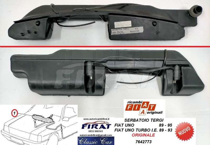 SERBATOIO TERGI FIAT UNO TURBO I.E. 89 - 93 7642773